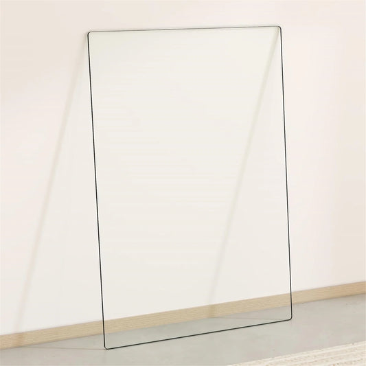 24x36 Inch Rectangle Tempered Glass Table Top, 0.31 Inch Thick Clear Square Tabletop with 6 Anti-Slip Rubber Rings, Replacement for Dining, Kitchen, Patio & Coffee Table